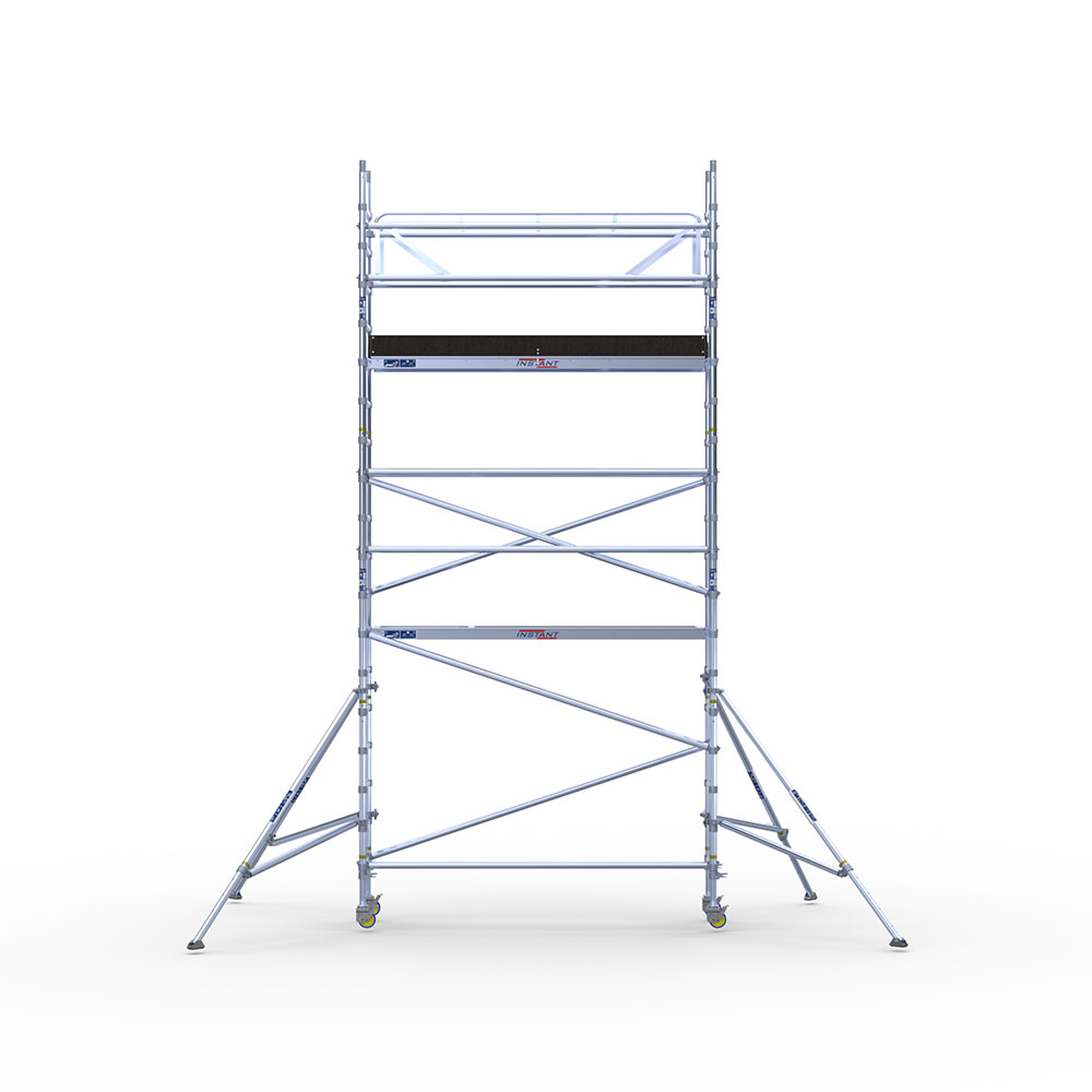 Mobilūs pastoliai, siauri – 6m darbinis aukštis - Image 2