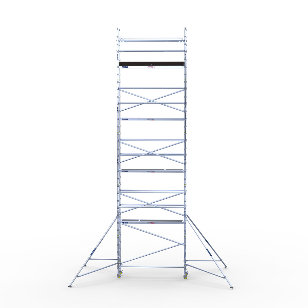 Mobilūs pastoliai, siauri – 10m darbinis aukštis - Image 2