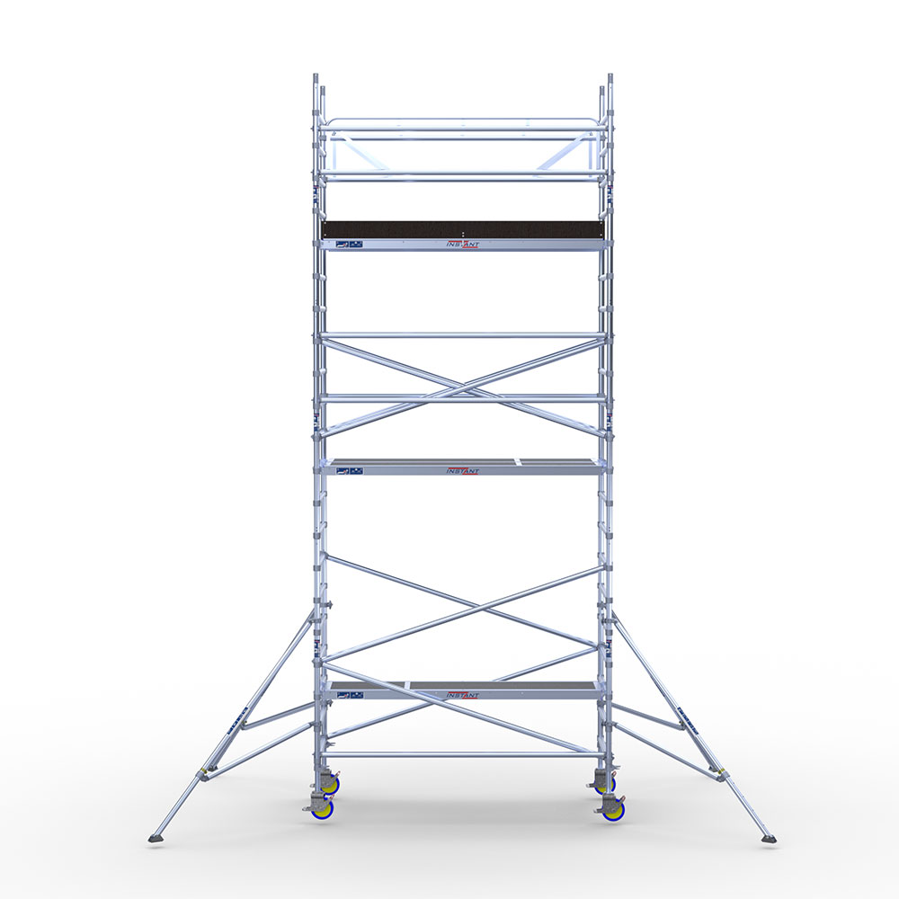 Mobilūs pastoliai, platūs – 7m darbinis aukštis - Image 2