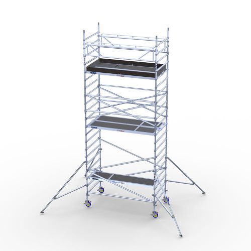 Mobilūs pastoliai, platūs – 7m darbinis aukštis