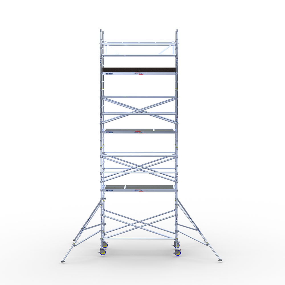 Mobilūs pastoliai, platūs – 8m darbinis aukštis - Image 2