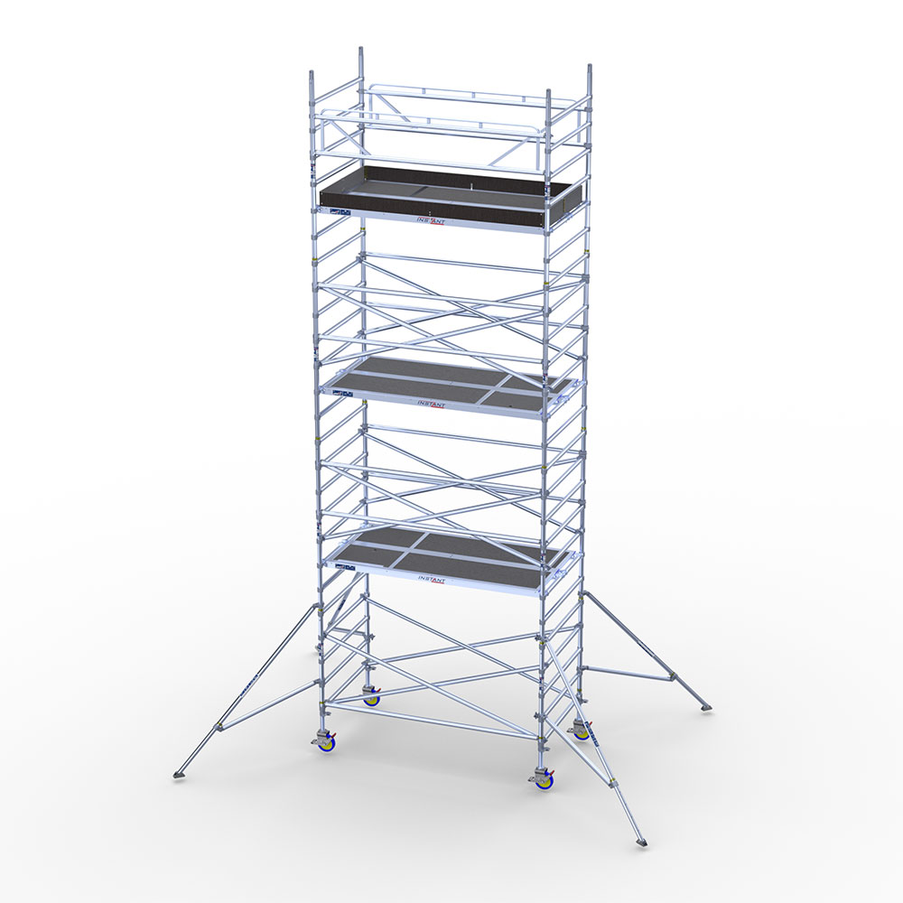 Mobilūs pastoliai, platūs – 8m darbinis aukštis