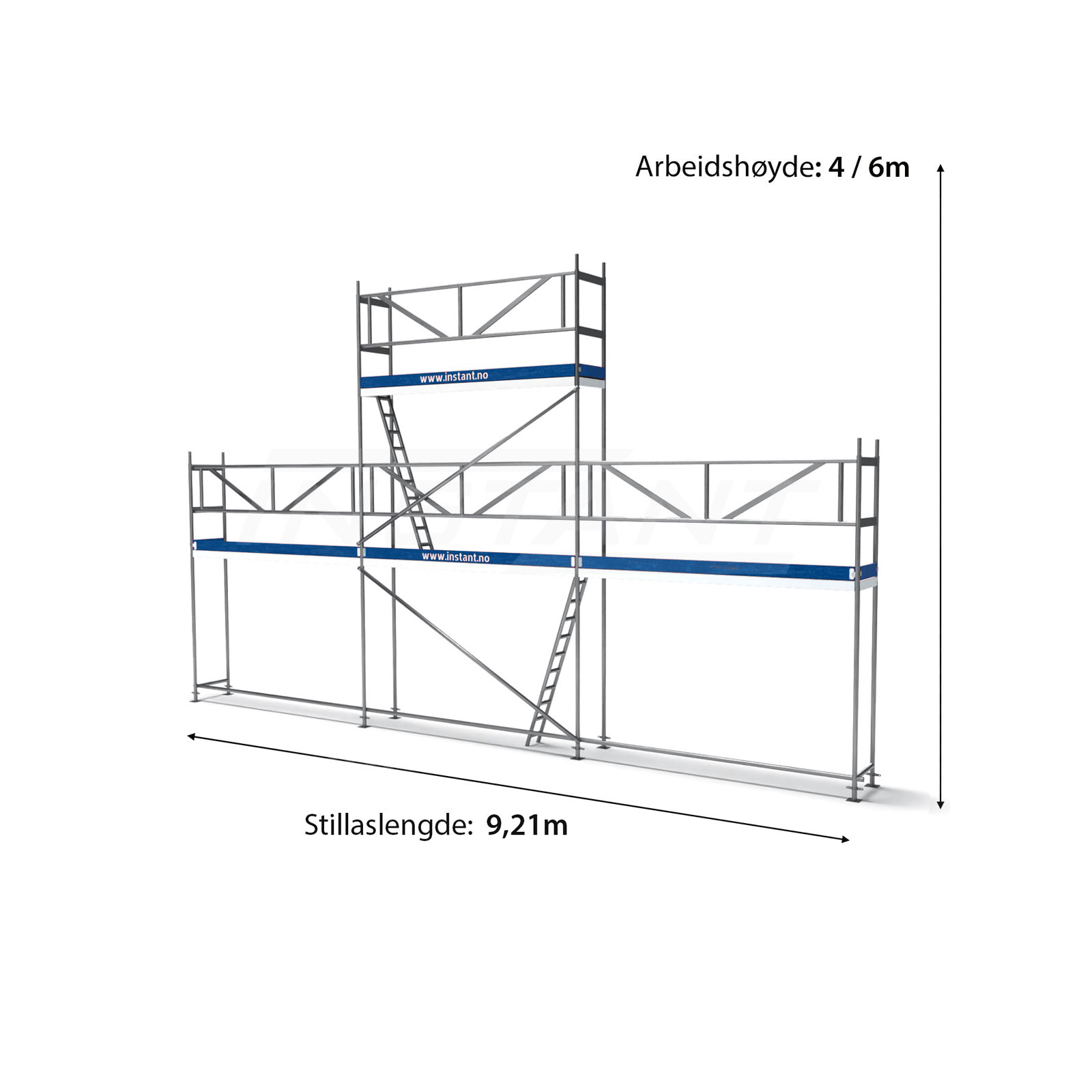 Fasadiniai pastoliai 37,5m2 - Image 2
