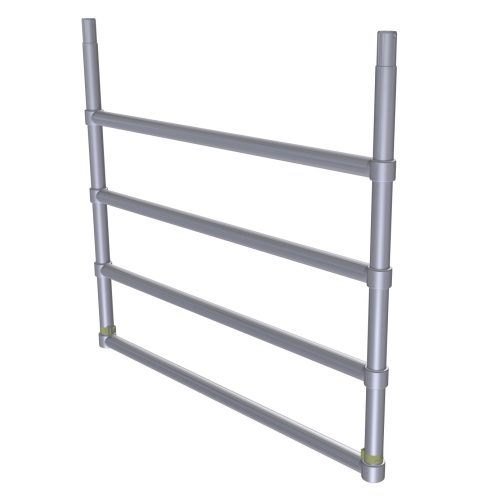 Vertikalus platus rėmas - 4 pakopos